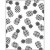 Embossing Folder , afm 11x14 cm, dikte 2 mm, ananas, 1stuk [HOB-11769]