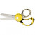 Kinderschaar met dierenmotief, l: 13 cm, Bij, 1stuk [HOB-1379]