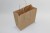 Draagtassen Papier Bruin 14x8x21cm Kraft Papier 90 grams met gedraaid handvat (50 stuks) [PAMB1421]