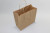 Draagtassen Papier Bruin 18x8x22cm Kraft Papier 90 grams met gedraaid handvat (50 stuks) [PAMB1822]