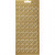 Stickers, vel 10x23 cm, goud, harten, 1vel [HOB-170017]