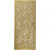 Stickers, vel 10x23 cm, goud, engelen, 1vel [HOB-170035]