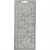 Stickers, vel 10x23 cm, zilver, sneeuwvlok, 1vel [HOB-170087]