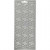 Stickers, vel 10x23 cm, zilver, bladeren, 1vel [HOB-170102]