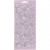 Stickers, vel 10x23 cm, zilver, perlemor pink, rozen, 1vel [HOB-170163]