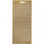 Stickers, vel 10x23 cm, goud, alfabet, 1vel [HOB-170214]