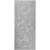 Stickers, vel 10x23 cm, zilver, kerstballen, 1vel [HOB-170235]