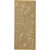 Stickers, vel 10x23 cm, goud, bladeren, 1vel [HOB-170238]