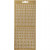 Stickers, vel 10x23 cm, goud, sneeuwvlokken, 1vel [HOB-170242]