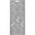 Stickers, vel 10x23 cm, zilver, rozen, 1vel [HOB-170245]