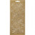 Stickers, vel 10x23 cm, goud, hulst, 1vel [HOB-170252]