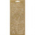 Stickers, vel 10x23 cm, goud, sneeuwbollen, 1vel [HOB-170256]