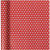 Cadeaupapier, b: 70 cm, 80 gr, 4 m, wit, rood [HOB-190110]