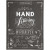 Handlettering - Oefeningen, afm 21x28 cm, dikte 1 cm, Deense tekst, 1stuk, 63 pagina´s [HOB-19291]