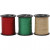 Cadeaulint, b: 10 mm, groen, goud, rood, glitter, 3x15m [HOB-202410]