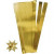 Vlechtstroken, b: 15 mm, d: 6,5 cm, goud, 100stroken, l: 45 cm [HOB-20937]