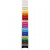 Gekleurd karton, A4 210x297 mm, h: 1700 mm, diverse kleuren, incl. display - 24 planken, 24x100vellen, diepte 540 mm [HOB-214173]