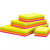 Neon karton,  A3+A4+A5+A6 ,  180 gr, diverse kleuren, 1500div vellen [HOB-21451]