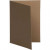 Kaart, bruin/zandkleur, afm 10,5x15 cm,  250 gr, 10stuks [HOB-216006]