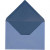 Envelop, lichtblauw/donkerblauw, afm 11,5x16 cm,  100 gr, 10stuks [HOB-217004]