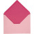 Envelop, roze, afm 11,5x16 cm,  100 gr, 10stuks [HOB-217009]