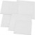 Canvas Panels, size 15x15+20x20 cm, thickness 3 mm, 80 pcs, white [HOB-225039]