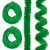 Chenille Groen 5mtr Ø 3cm (1 st) [IFS-22605]