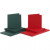 Kaarten en enveloppen, afmeting kaart 15x15 cm, afmeting envelop 16x16 cm, groen, rood, 50sets [HOB-23116]