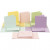 Kaarten en enveloppen, afmeting kaart 15x15 cm, afmeting envelop 16x16 cm, pastelkleuren, 50sets [HOB-23118]