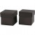 Vouwdoos, afm 5,5x5,5 cm,  250 gr, zwart, 10stuks [HOB-233002]