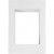 Passepartout lijsten, afm 13,5x19 cm, uitsnede: 9x13 cm, wit, A6, 100stuks [HOB-23599]