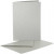 Parelmoer kaarten en enveloppen, afmeting kaart 10,5x15 cm, afmeting envelop 11,5x16,5 cm, zilver, 10sets [HOB-23821]