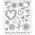 Silicone stempels, vel 14x18 cm, flower, 1vel [HOB-24422]