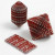 Boek vouwen, afm 4,5x9 cm,  80 gr, 6stuks [HOB-26326]