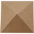 Pyramide, afm 10x10 cm, h: 4 cm, 4 stuks [HOB-26359]