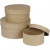 Ronde dozen, d: 10+13+16 cm, h: 5+6,5+7,5 cm, 3stuks [HOB-263700]