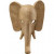 Olifant, h: 34 cm, b: 24 cm, 1stuk [HOB-26514]