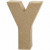 Letter, klein, Y, h: 10 cm, dikte 1,7 cm, 1stuk, b: 7,9 cm [HOB-26663]