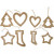 Kerst ornamenten, h: 9+12 cm, 24stuks [HOB-26802]