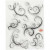 Silicone stempels, afm 14x18 cm, swirls, 1vel [HOB-26962]