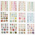 Stickers, d: 6-13 mm, 12dozen [HOB-27973]