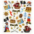 Fancy glitter stickers, vel 15x16,5 cm, piraten, 1vel [HOB-28911]