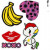Soft Stickers , vel 12,2x17,75 cm, XOXO, 1vel [HOB-29097]