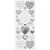 Stickers, vel 10x24 cm, circa 25 stuk, zilver, harten, 1vel [HOB-29140]