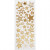 Stickers, vel 10x24 cm, circa 52 stuk, goud, sterren, 1vel [HOB-29152]