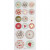 Stickers, vel 10x23 cm, circa 16 stuk, handmade, 1vel [HOB-29157]