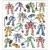 Stickers, vel 15x16,5 cm, circa 19 stuk, transformers, 1vel [HOB-29178]
