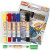 Playcolor textielverf, l: 14 cm, d: 15 mm, kleuren assorti, 6stuks [HOB-34859]