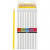 Colortime kleurpotloden, vulling: 3 mm, l: 17 cm, geel, basis, 12stuks [HOB-38570]
