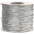 Elastisch koord, dikte 1 mm, zilver, 100m [HOB-41049]